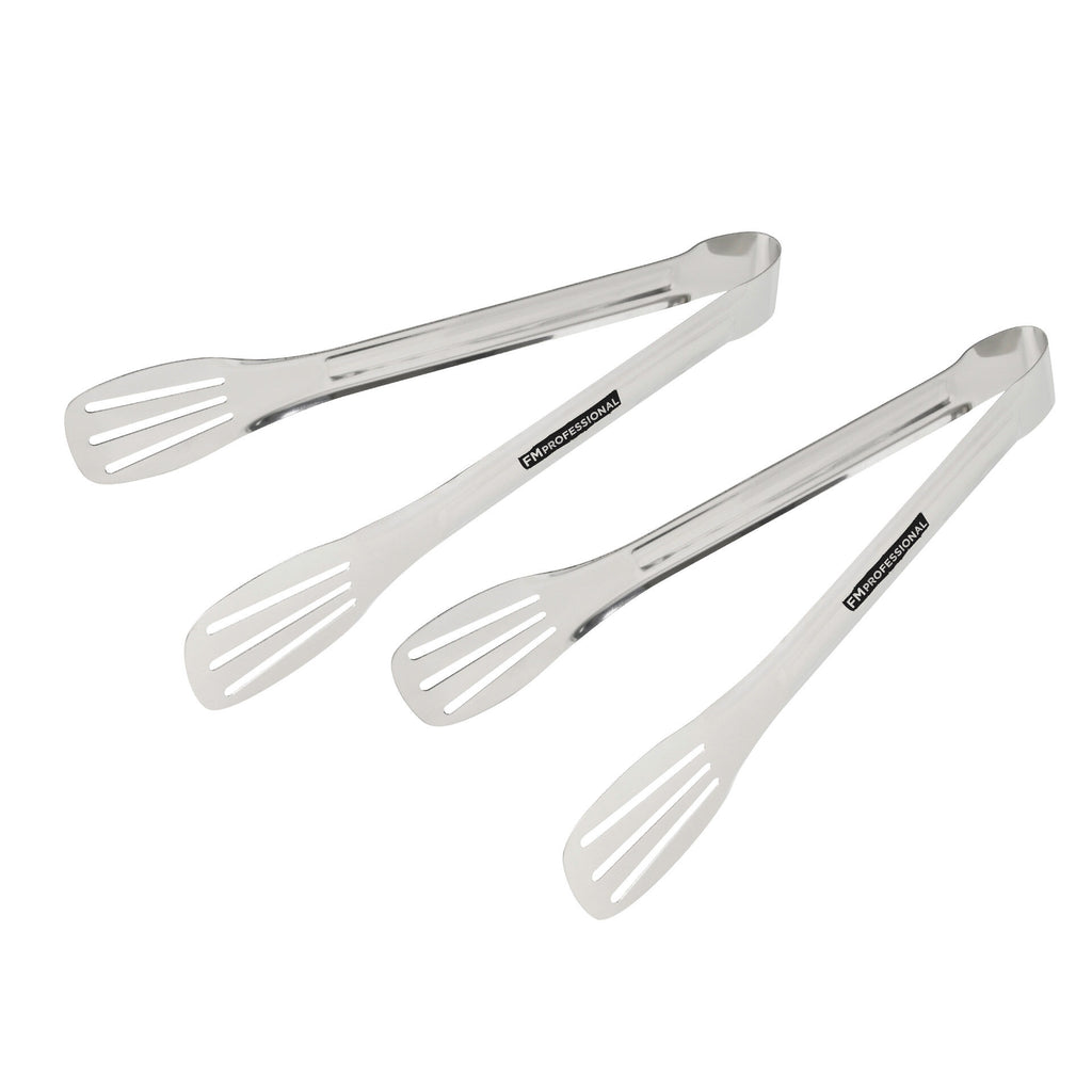 Serveringstang rustfritt stål 22,5 cm 2 stk FMprofessional forfra