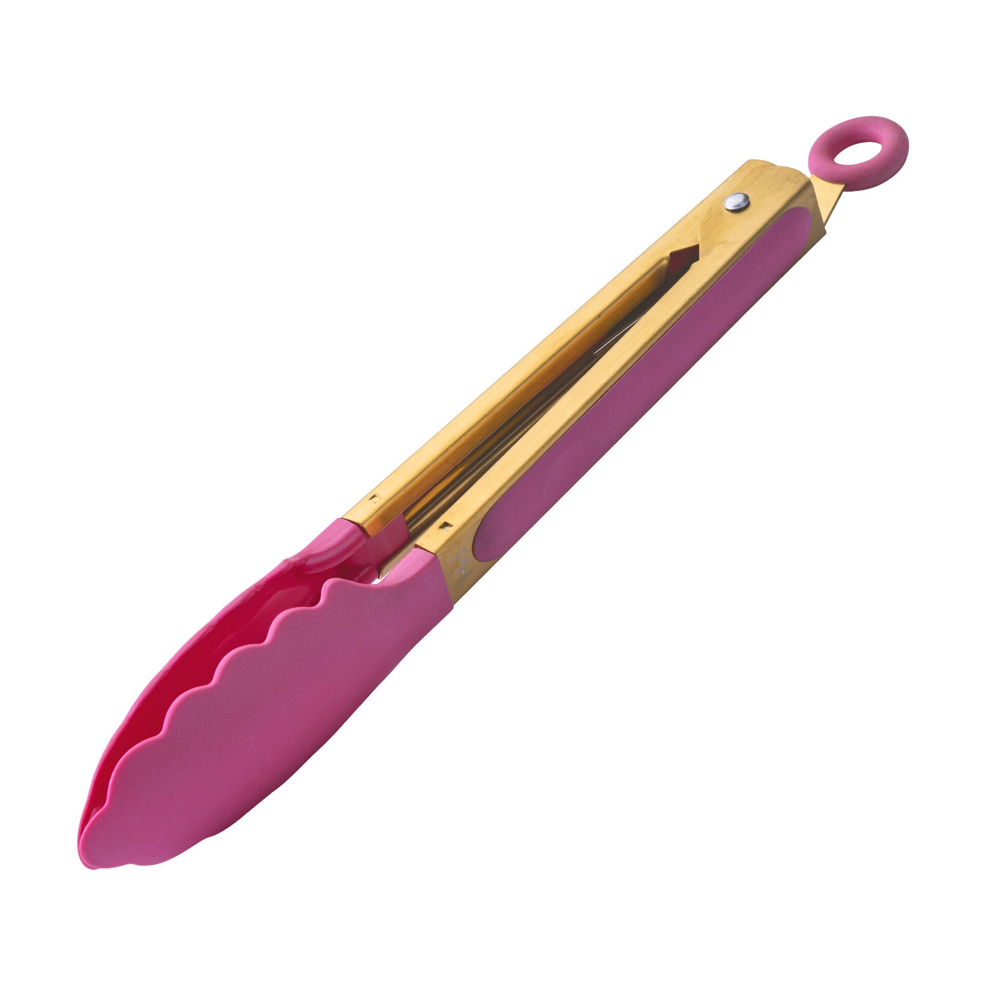 Serveringstang rustfritt stål og plast 27 cm pink gold - Paris Hilton forfra
