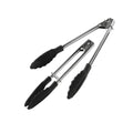 Servertang mini 18 cm 2 stk rustfritt stål forfra