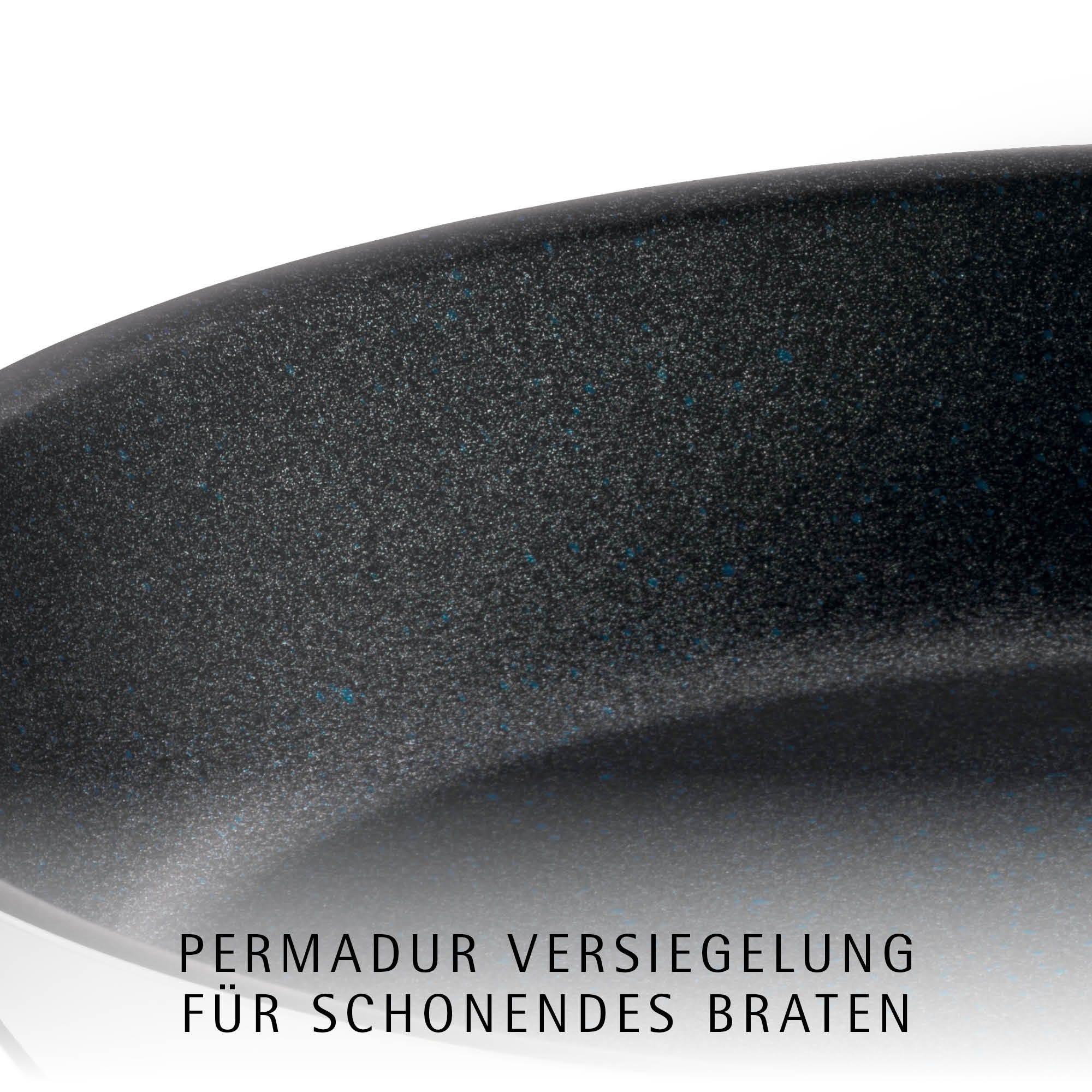 Servierpanne 24 cm non-stick rustfritt stål PermaDur Advance - WMF i bruk på komfyr