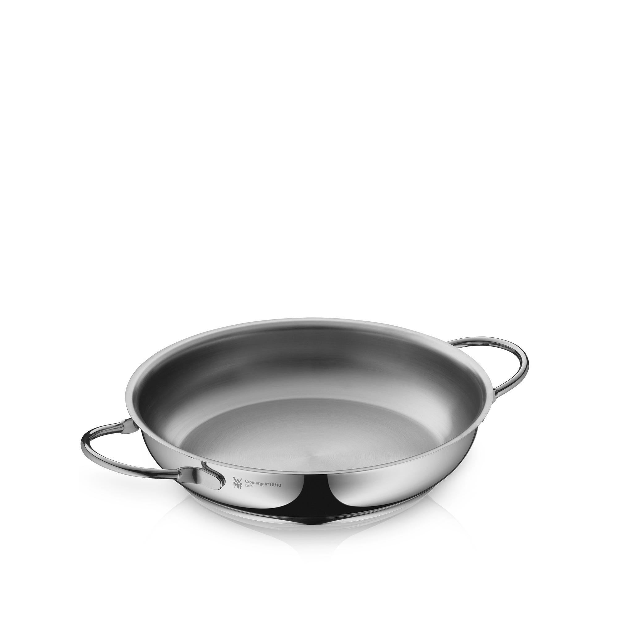 Servierpanne 24 cm rustfritt stål induksjon - WMF forfra