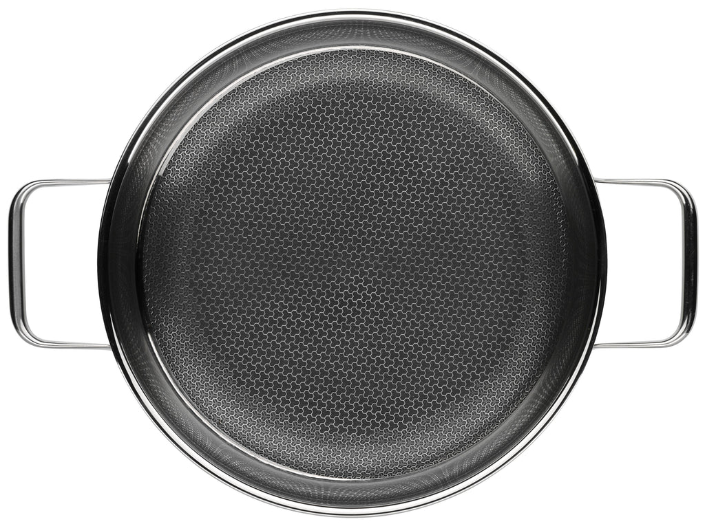 Servierpanne 28 cm rustfritt stål non-stick induksjon - WMF bakside