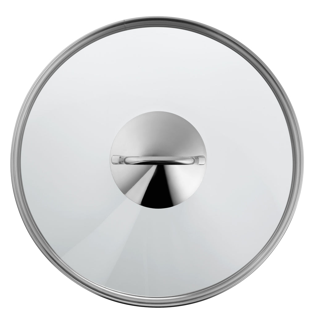 Baksiden av servierpanne med glasslokk 26 cm non-stick keramisk WMF