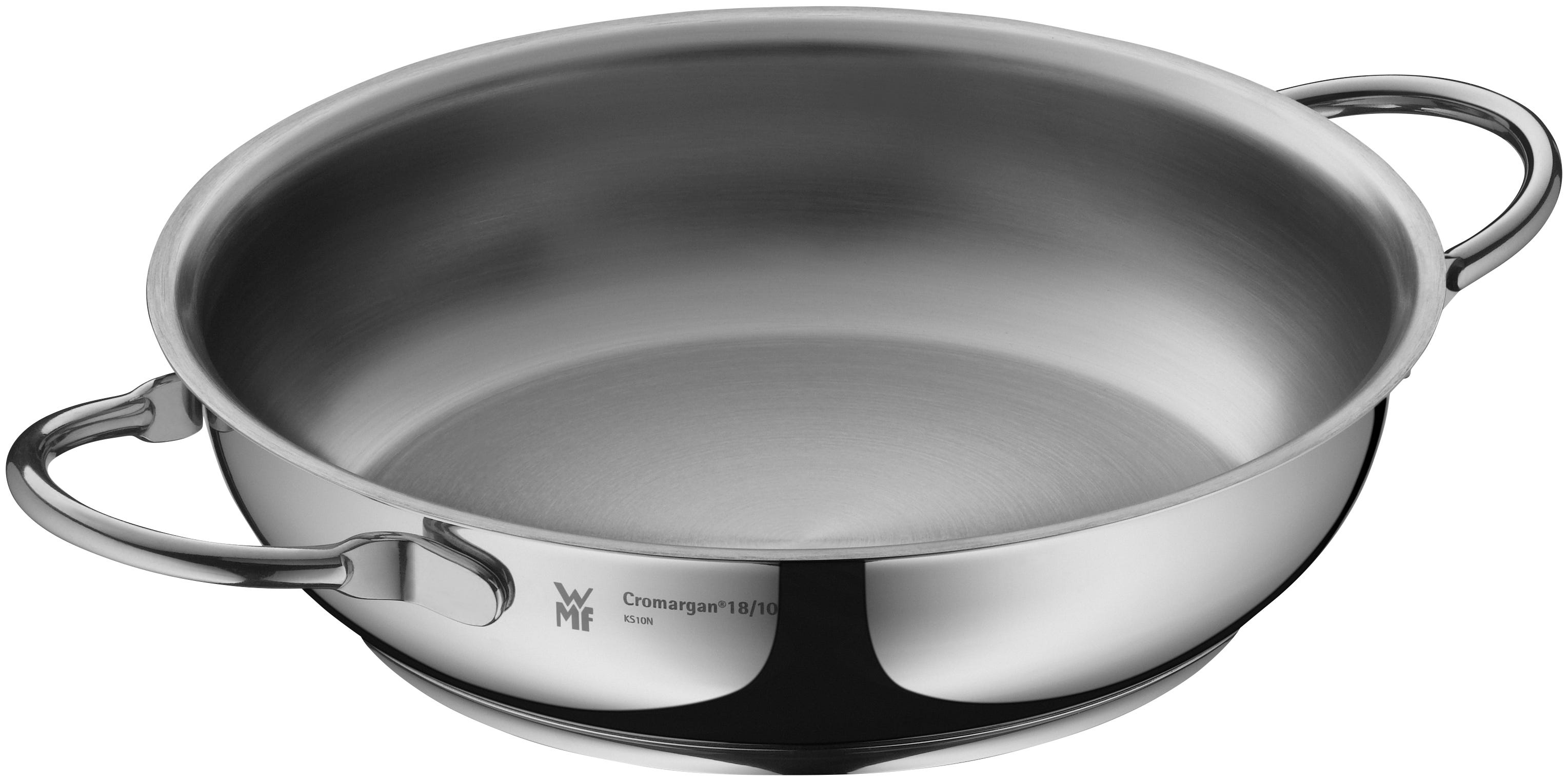 Servierpanne Profi rustfritt stål 20 cm induksjon forfra