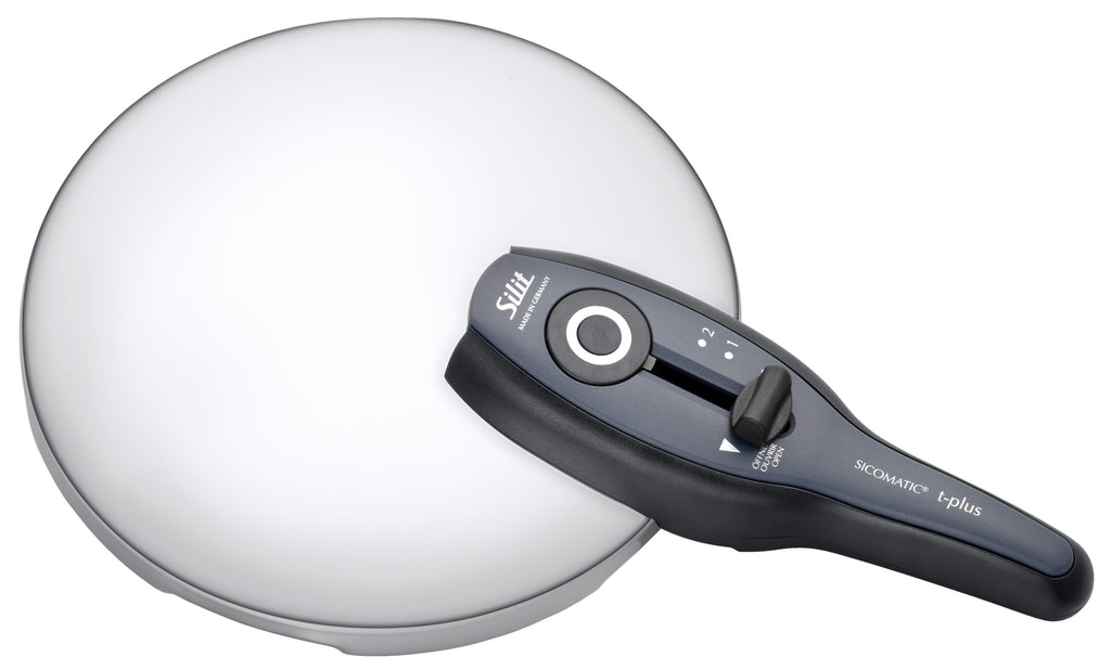 Sicomatic t-Plus lokk med håndtak 22 cm til trykkkoker nærbilde håndtak