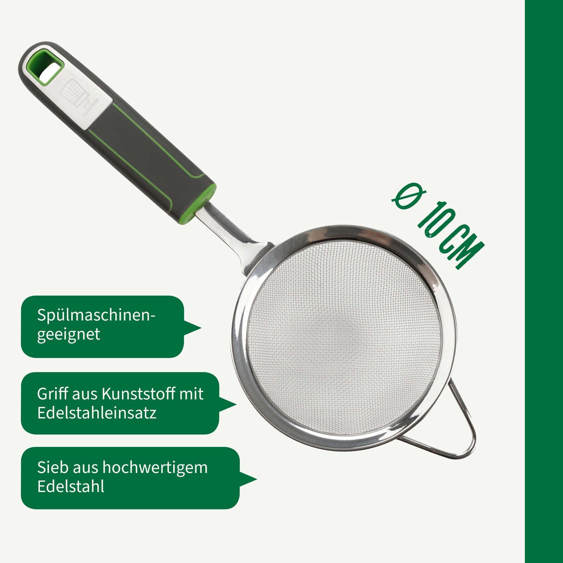 Sil Ø10 cm med grønne detaljer pakket i FSC papir