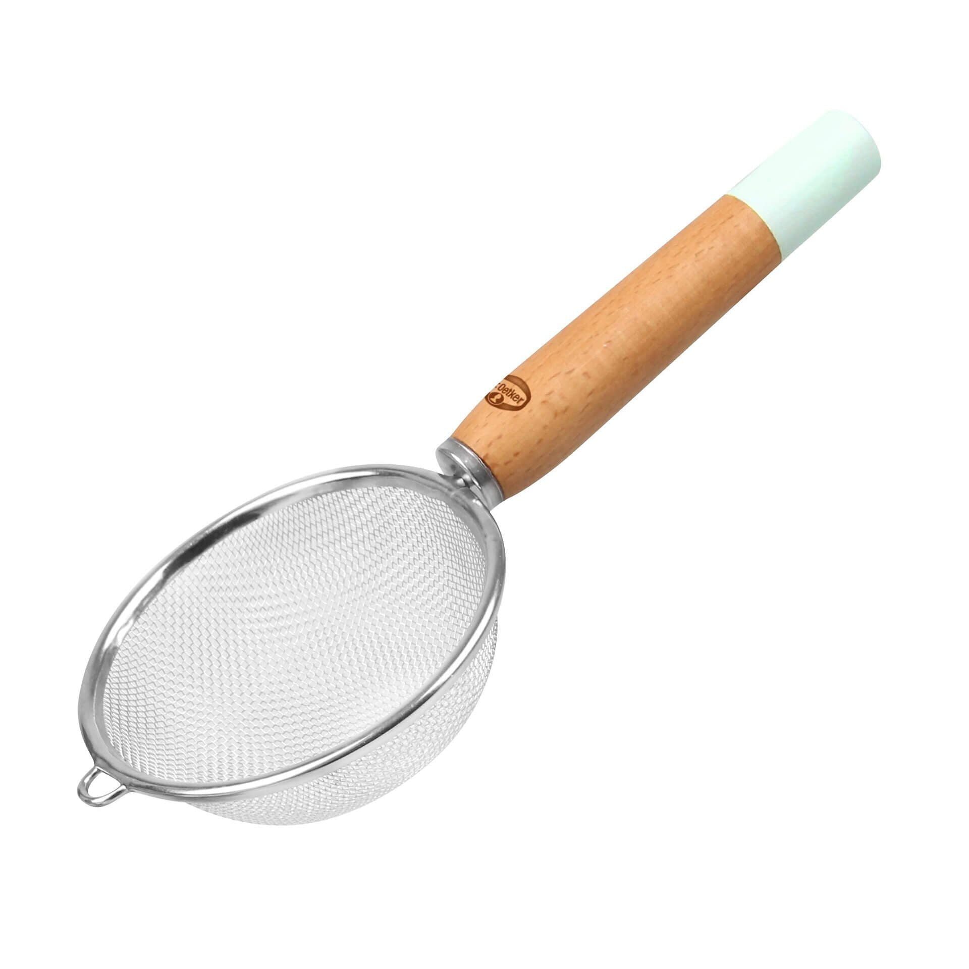 Sil med trehåndtak Ø10 cm retro design - Dr. Oetker forfra