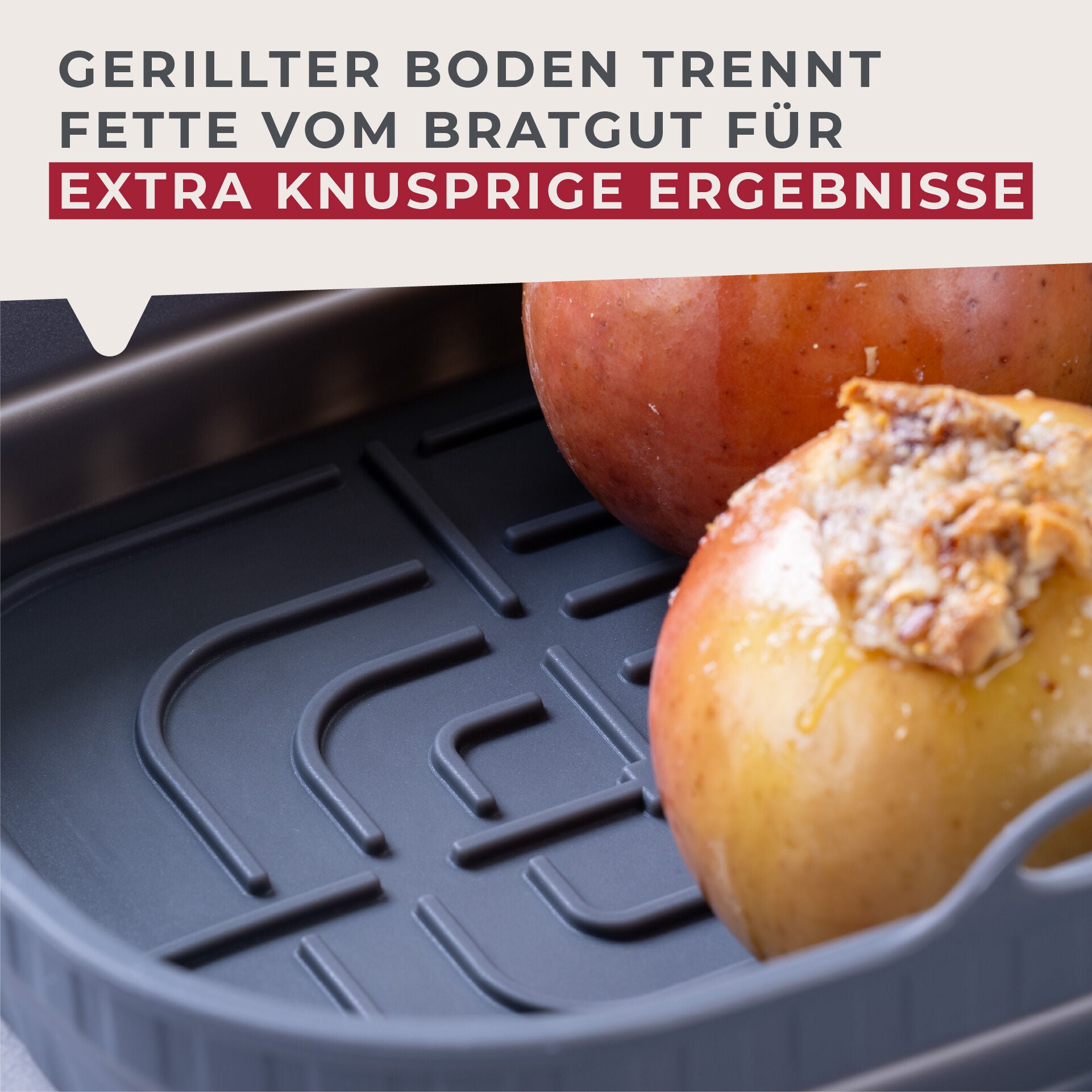 Bruk av Silikonform for airfryer firkantet 17x17x6,5 cm sammenleggbar i airfryer