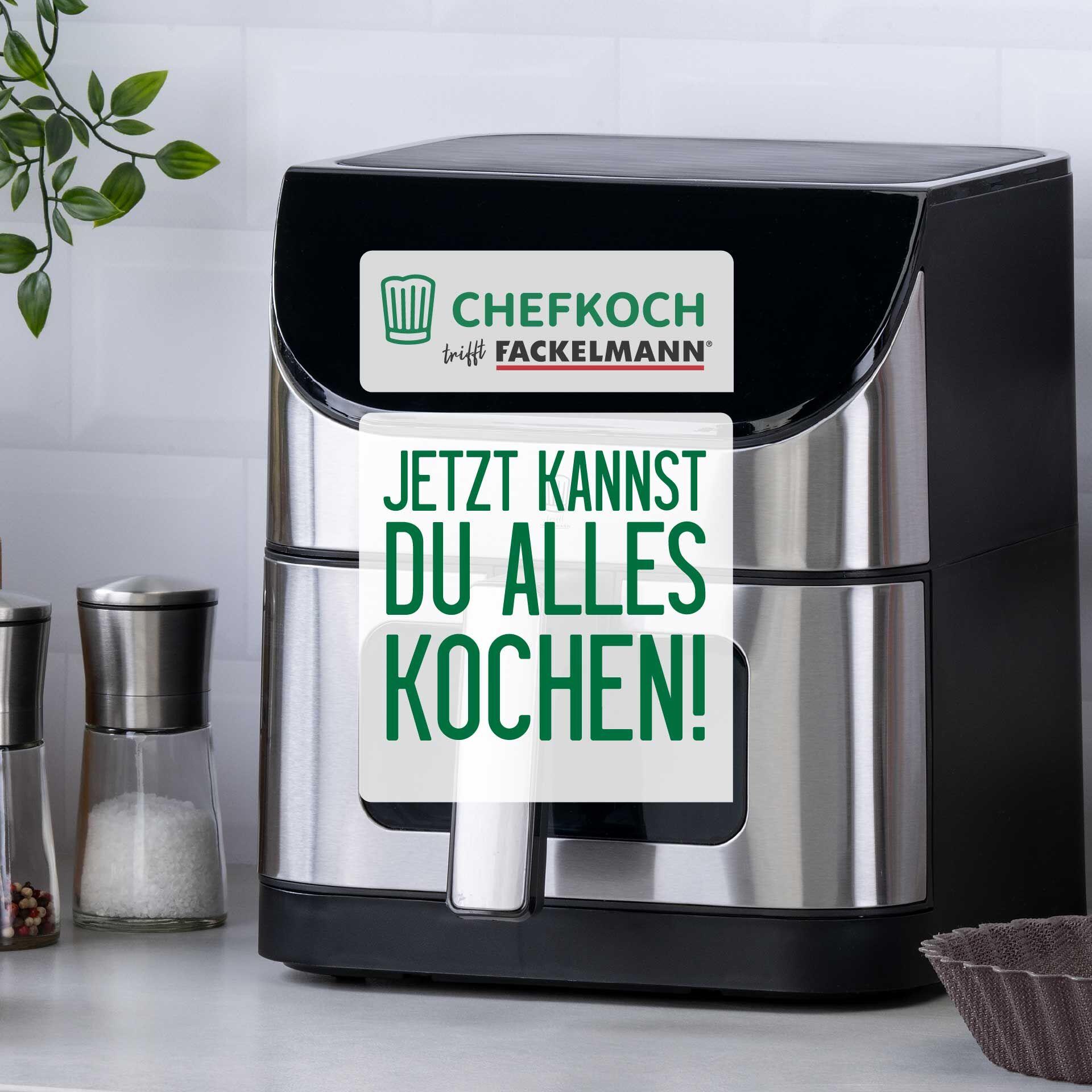 Silikonform for airfryer non-stick Ø20 cm Chefkoch trifft Fackelmann pakket