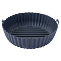 Silikonform for airfryer rund Ø19 cm grå - Fackelmann forfra