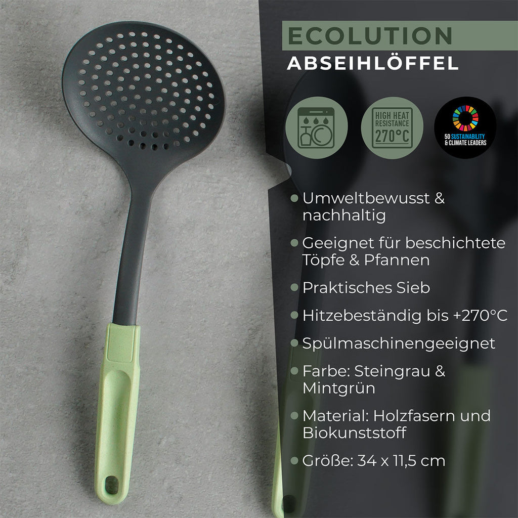 Silskje biobasert plast varmebestandig 270 °C - Fackelmann ergonomisk design