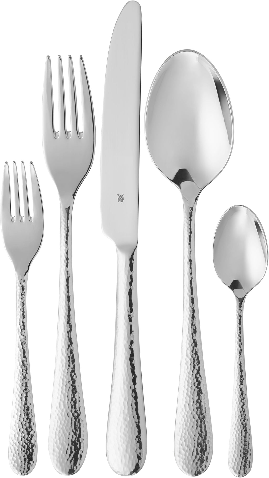 Sitello middagskniv rustfritt stål polert hammerslag - WMF bakside