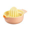 Sitruspresse 2-delt plast gul/oransje 15 cm - Fackelmann forfra