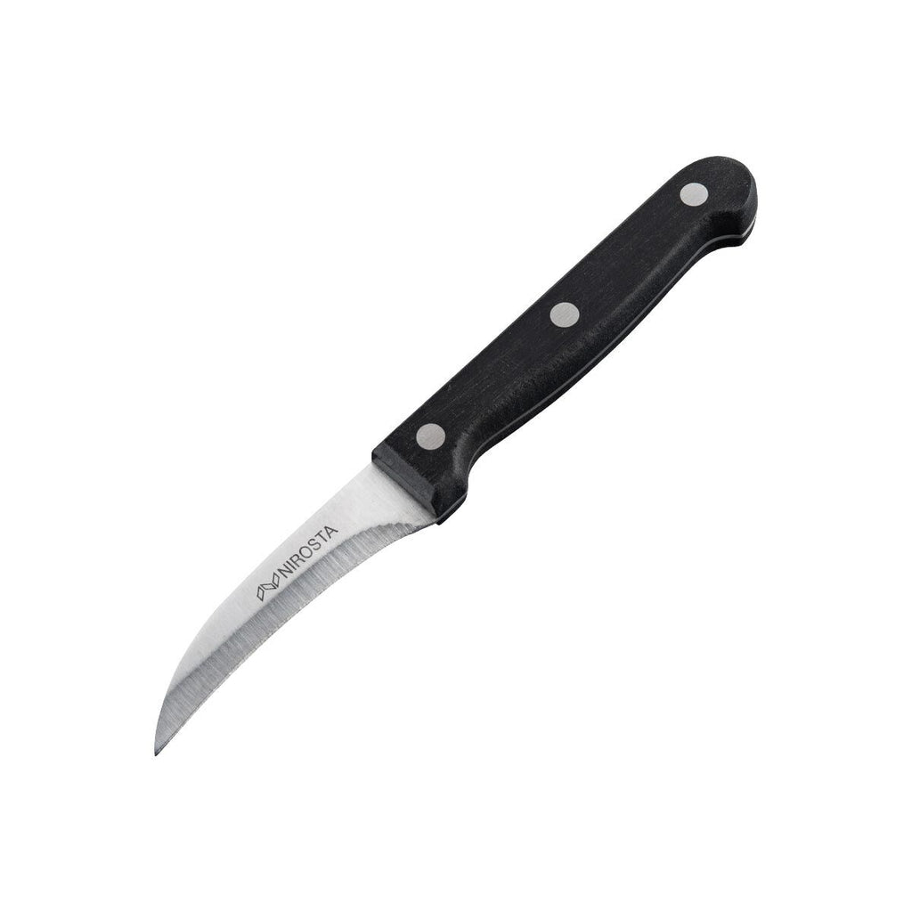 Skalkniv 7 cm blad rustfritt stål Mega - Nirosta forfra
