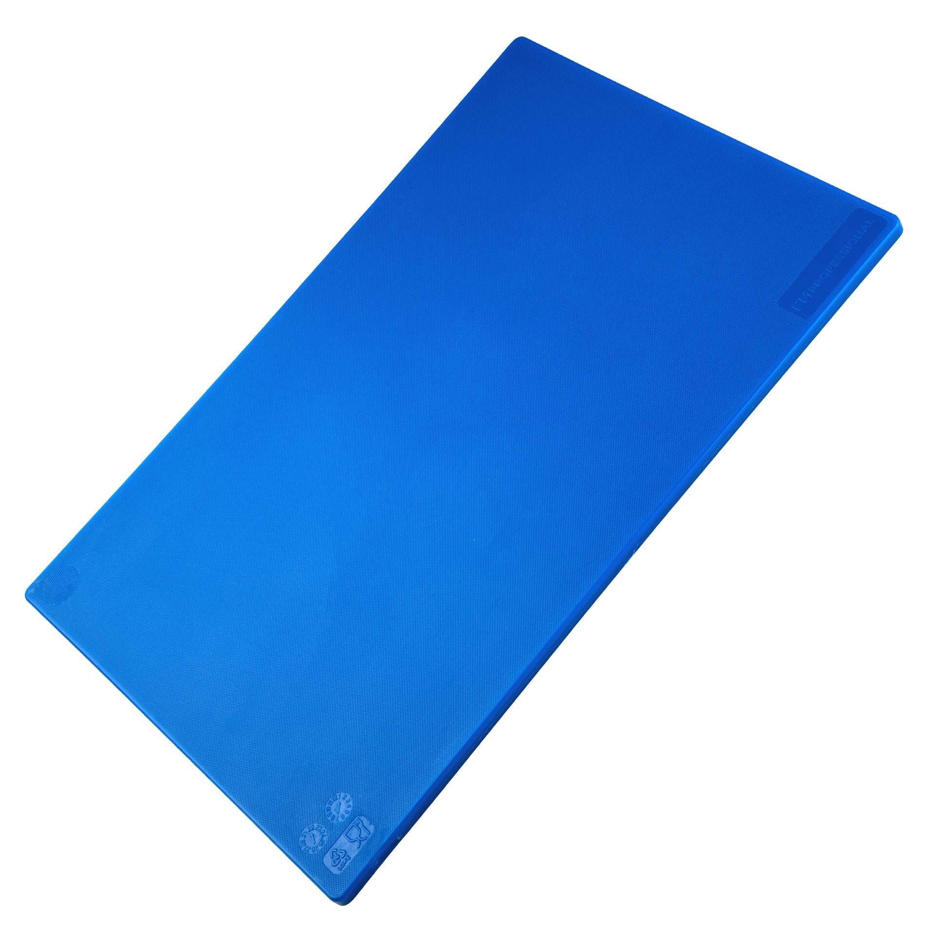 Skjærefjøl HACCP fisk blå 45×30 cm plast forfra