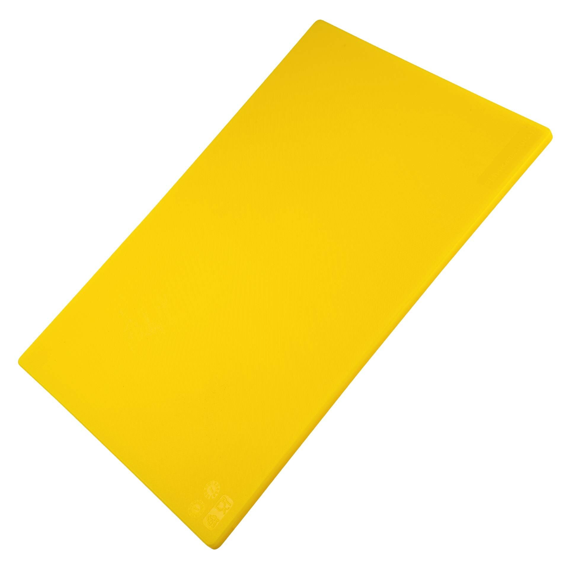 Skjærefjøl HACCP for fjærkre 45x30 cm gul forfra