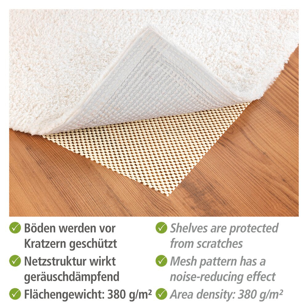 Nærbilde av tekstur på Sklimatte beige 150 x 50 cm tilskjærbar - WENKO