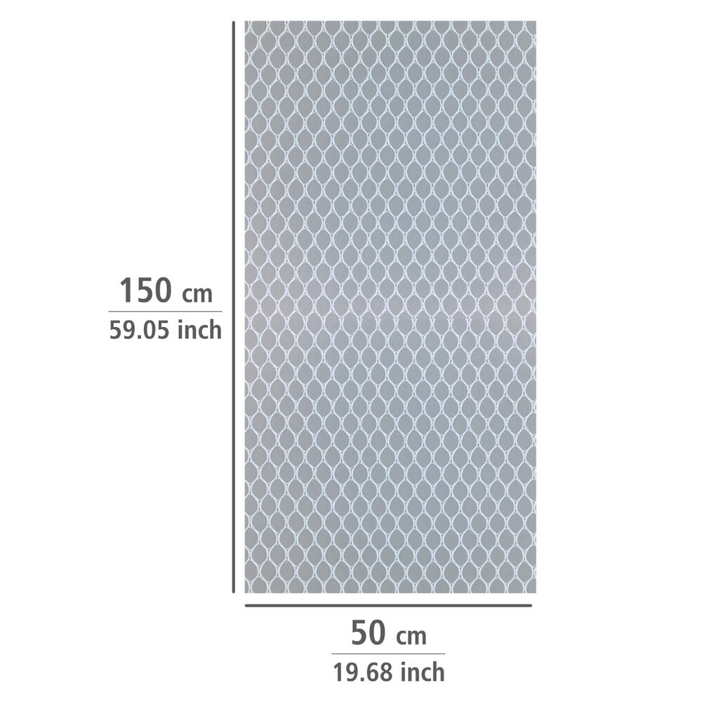 Nærbilde av overflaten på Sklimatte for skuffer og skap 150×50 cm svart klippbar