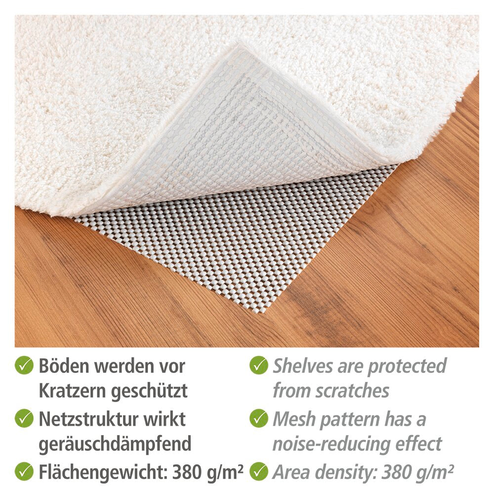 Nærbilde av tekstur på Sklimatte grå 150 x 50 cm tilskjærbar - WENKO