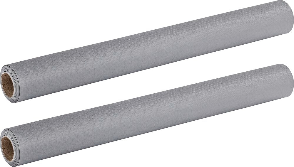 Sklimatte grå 2-delt sett 150×50 cm tilskjærbar for skap og skuffer forfra