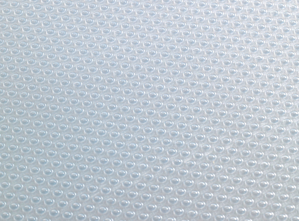 Sklimatte med nopper transparent 150×50 cm tilskjærbar for skuffer forfra