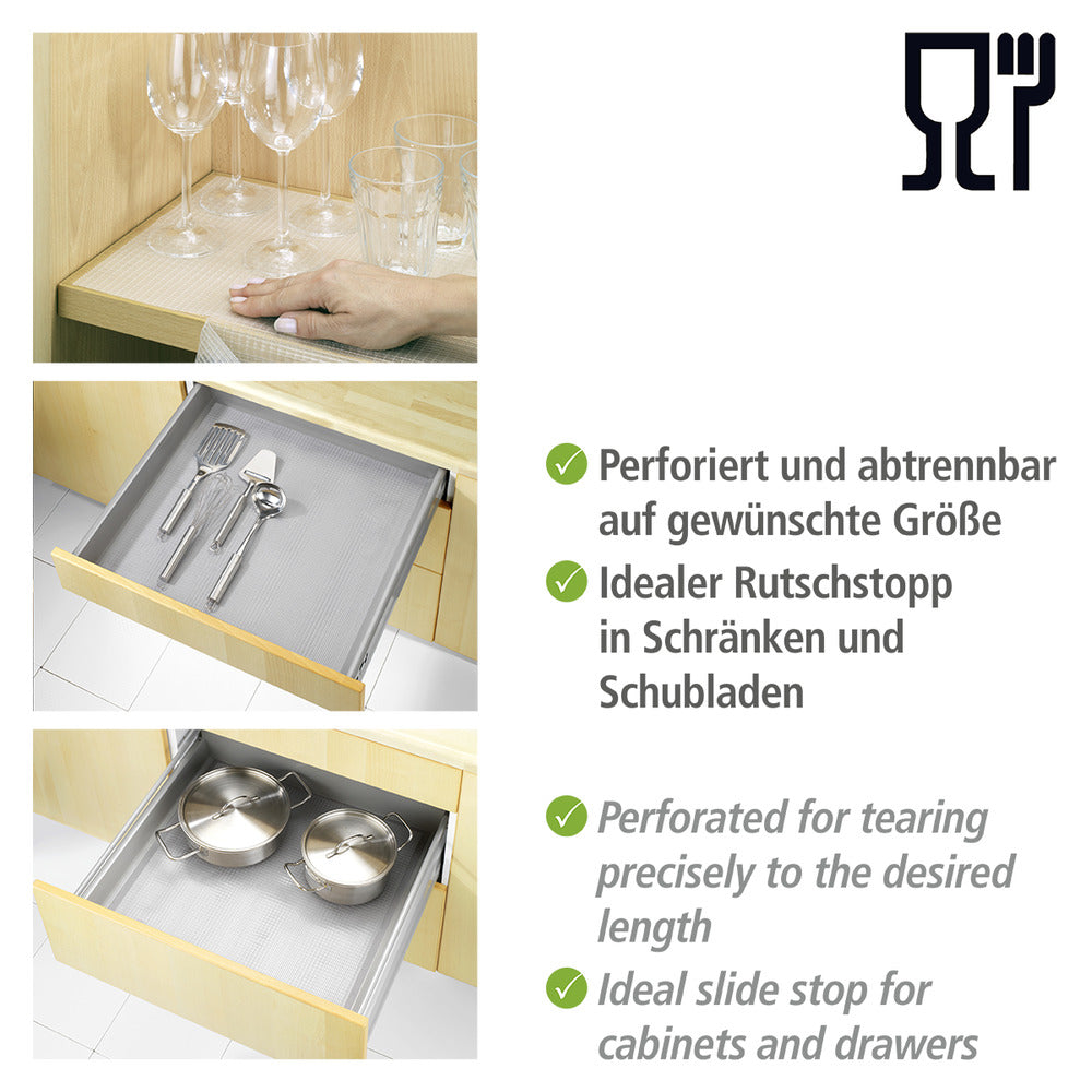 Montert Sklimatte perforert transparent 150×50 cm - Wenko i skap
