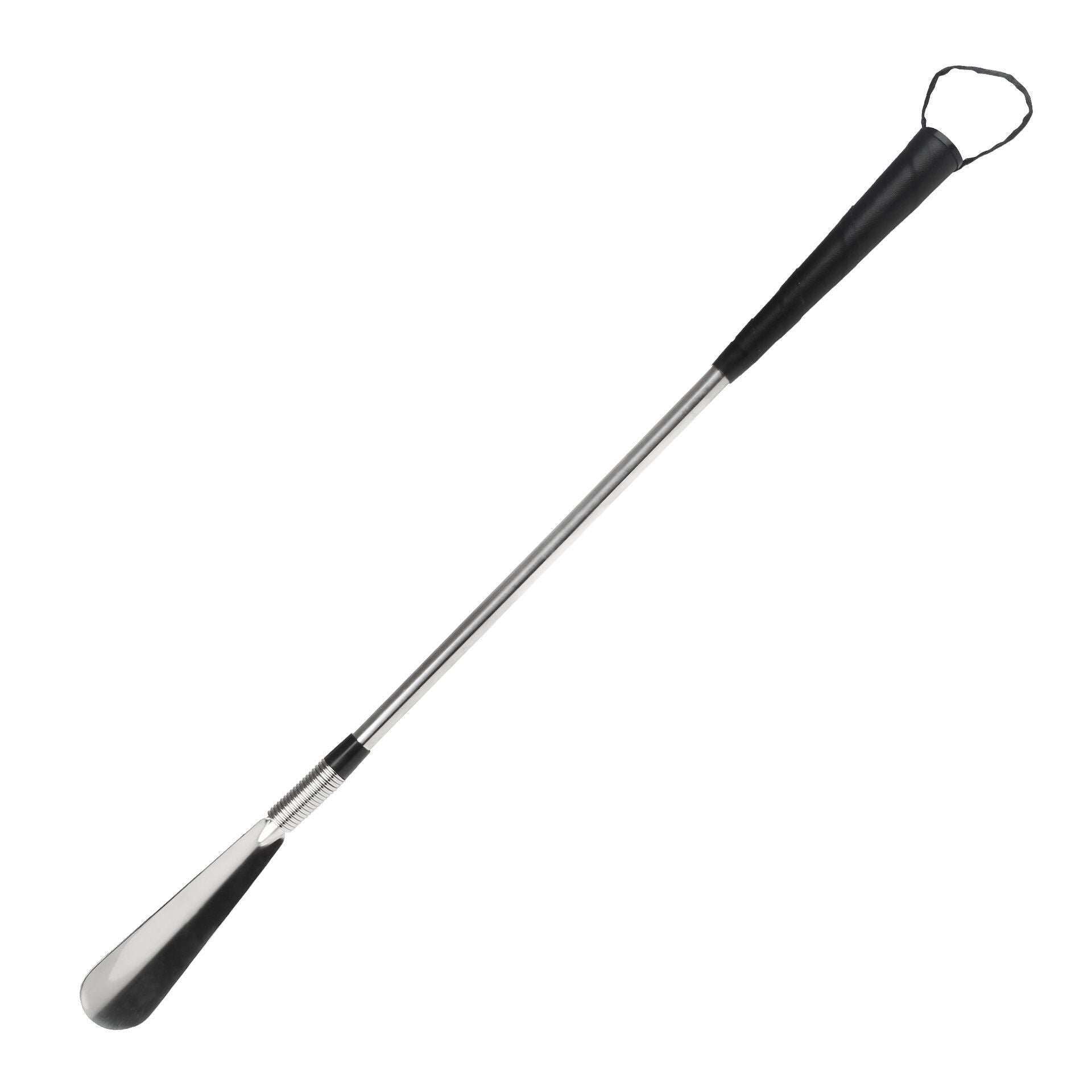 Skohorn 61 cm rustfritt stål med plastgrep forfra