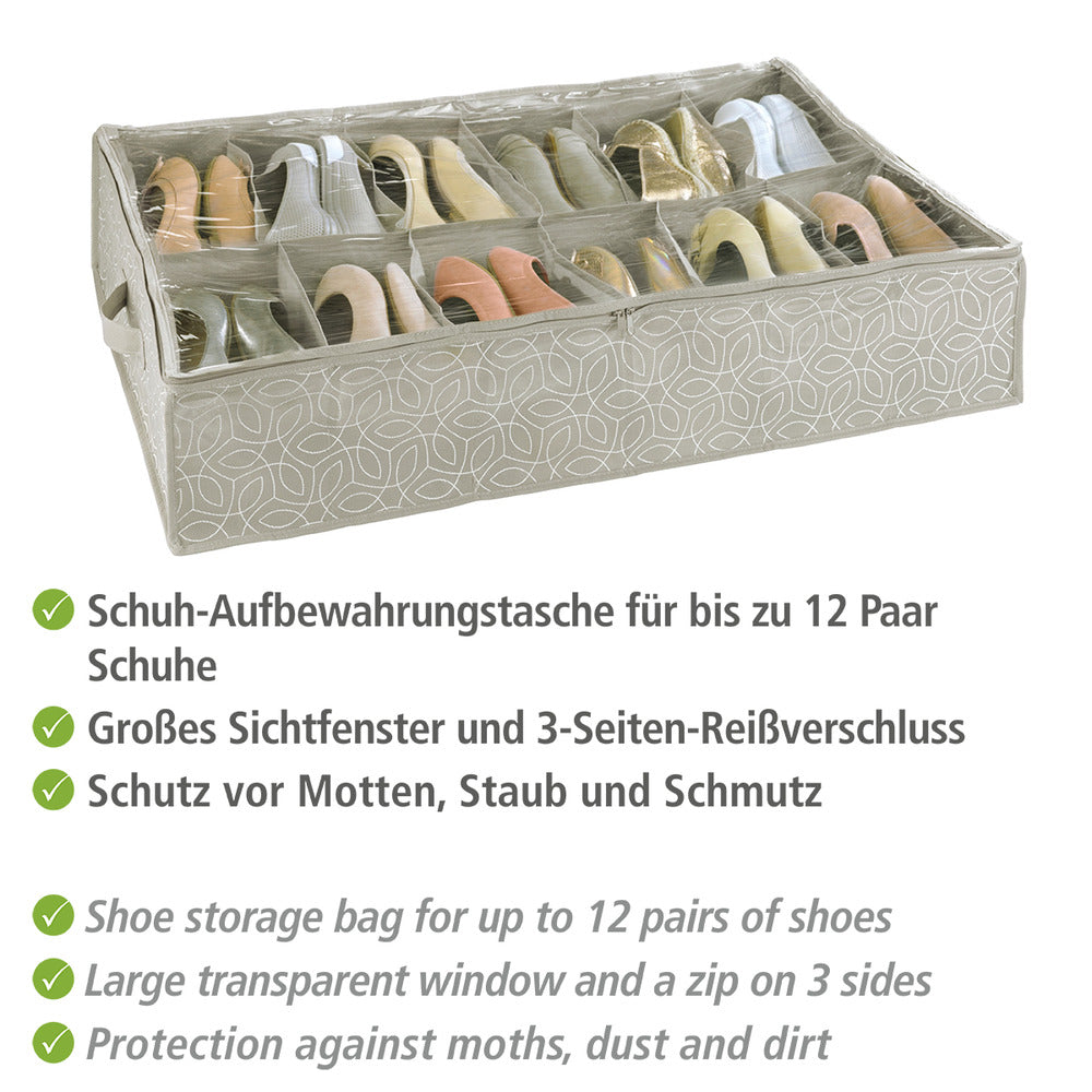 Skooppbevaring under seng Balance 12 rom taupe detalj