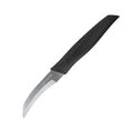 Skrellkniv 17 cm svart rustfritt stål - Nirosta forfra