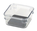 Skuffeinnsats Cube S grå plast 9 x 4,5 x 9 cm forfra