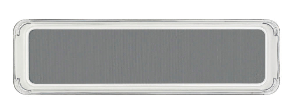 Skuffeinnsats Long L grå plast 32,5 x 4,5 x 9 cm - Wenko bakside