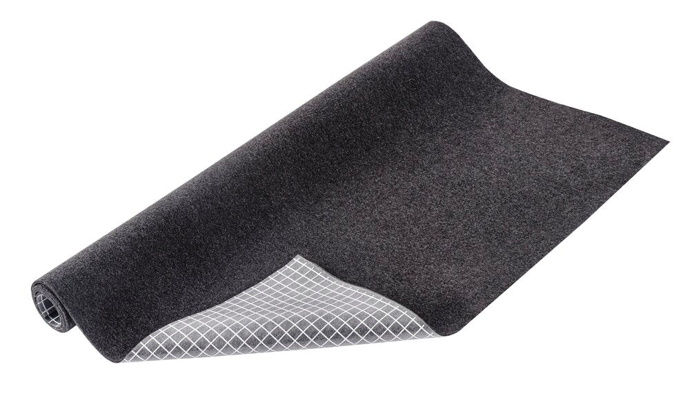 Skuffematte filt sklisikker 72 x 54 cm grå klippbar - Wenko forfra