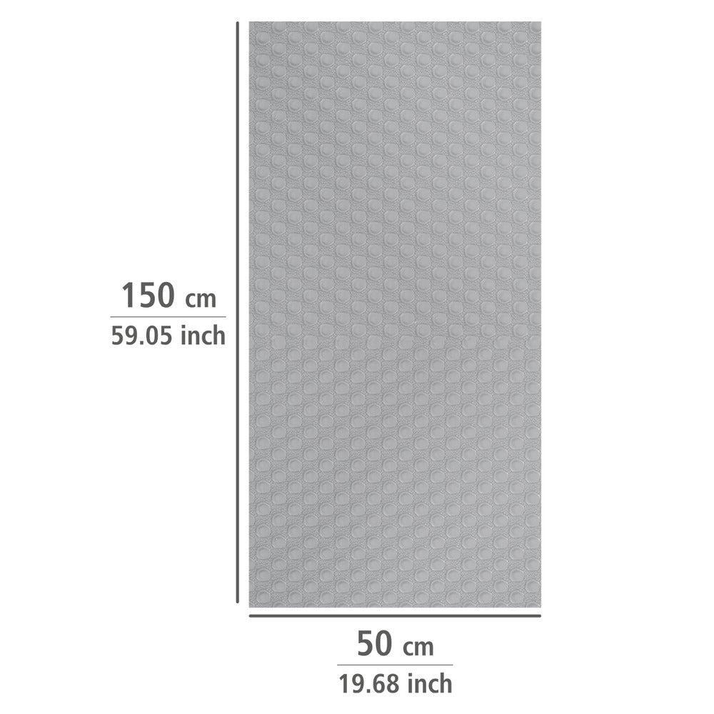 Skuffematte sklisikker 150x50 cm grå EVA 3-delt sett - Wenko i bruk