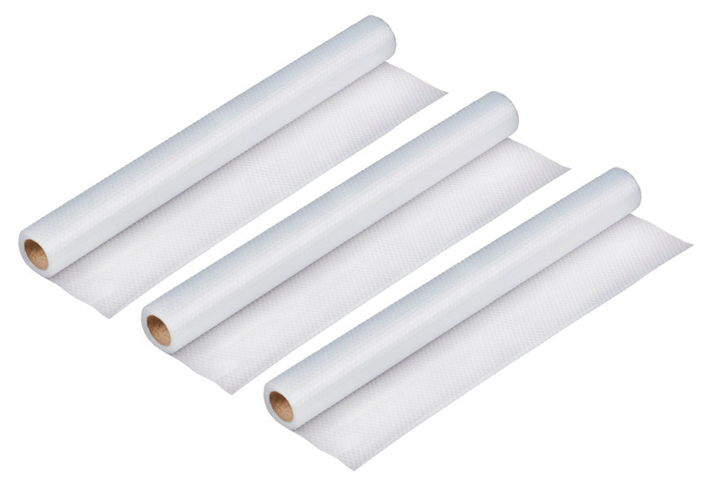 Skuffematte sklisikker transparent EVA 150x50 cm 3-delt sett forfra