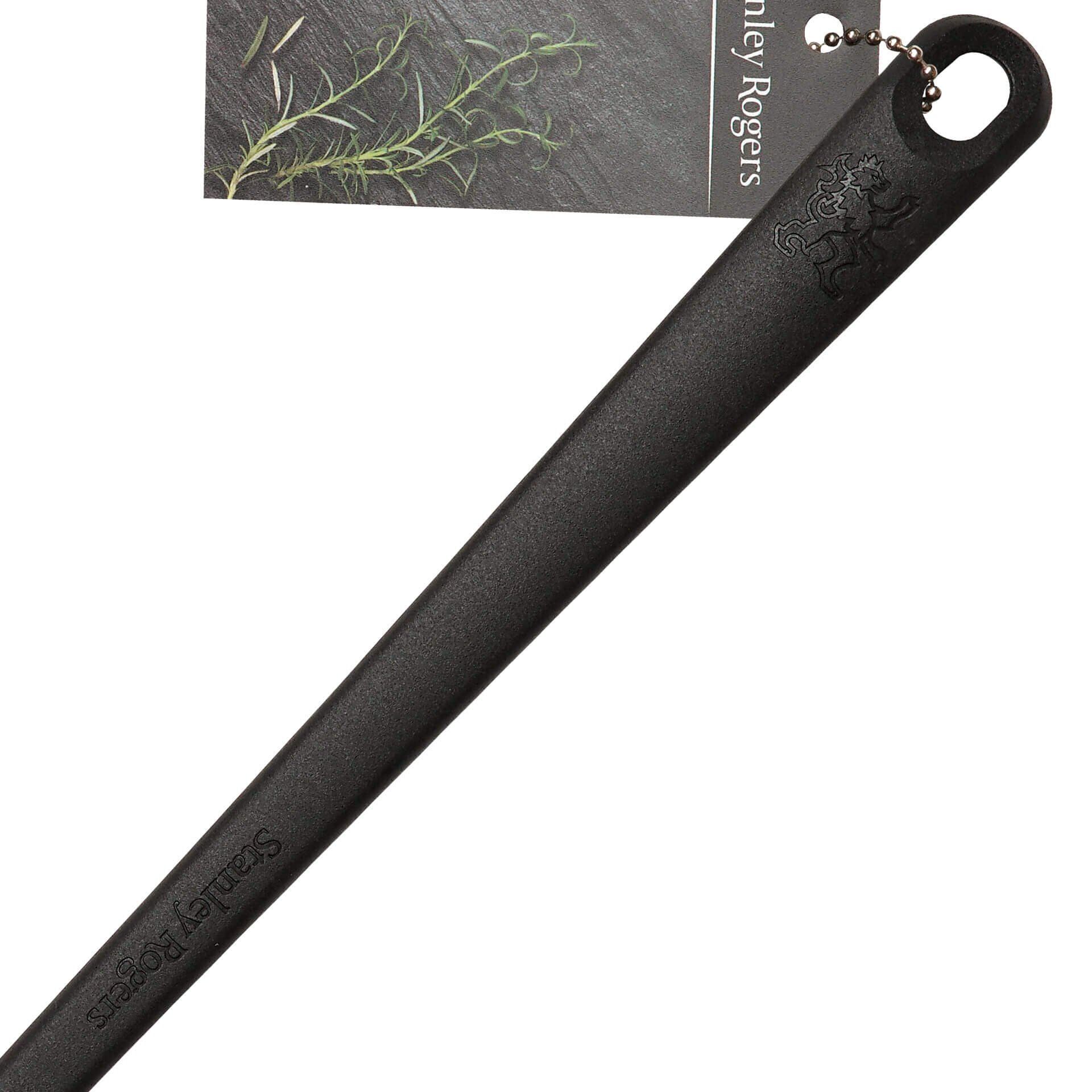 Bakside av Skumskje med spalter 34 cm svart nylon - Stanley Rogers