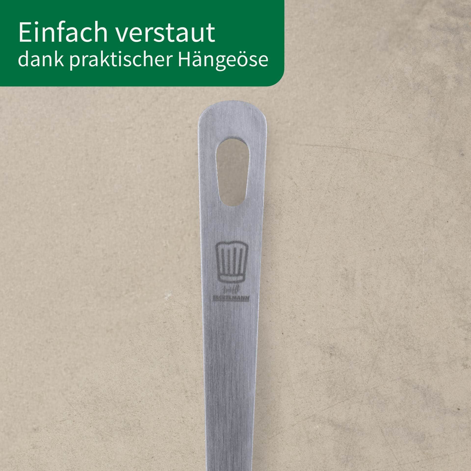 Skumskje rustfritt stål 32 cm - Chefkoch trifft Fackelmann i bruk med pasta