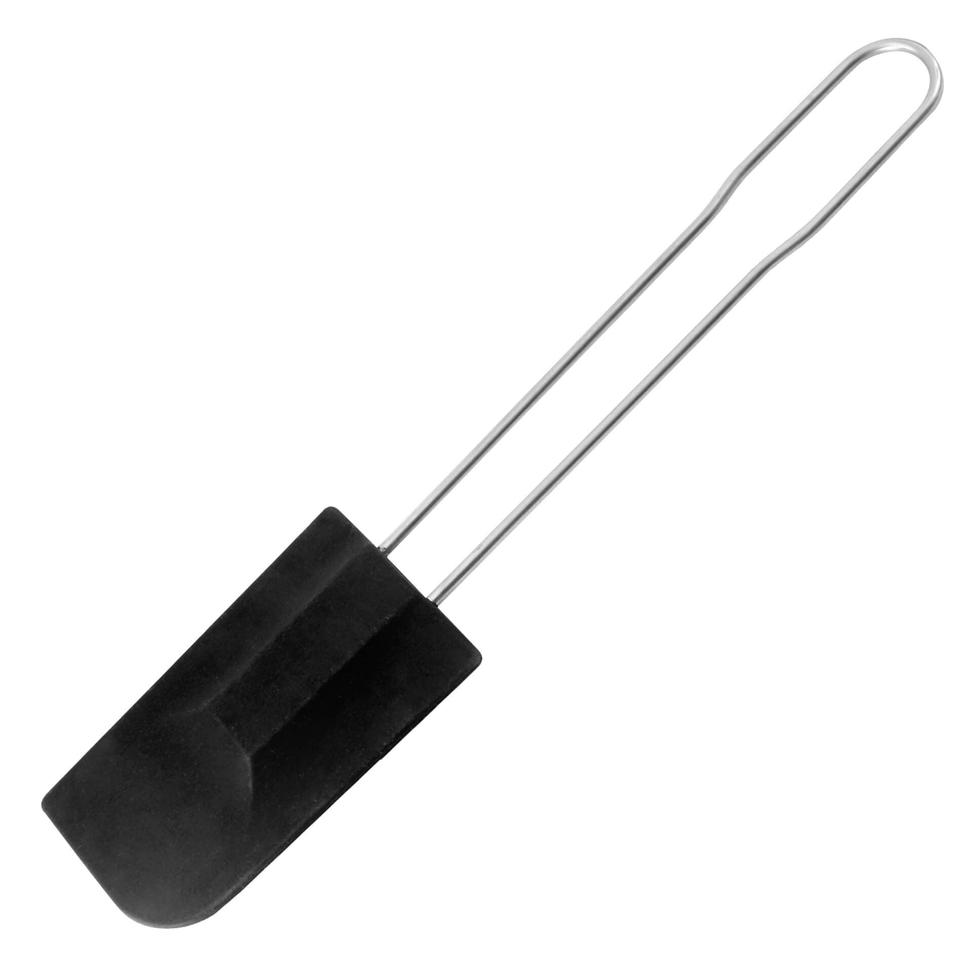Slikkepott silikon 31,5 cm med stålhåndtak FMprofessional forfra