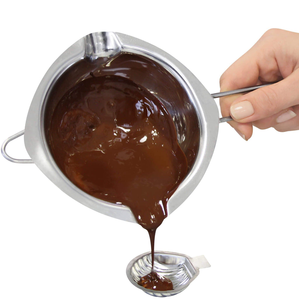 Smeltetopf rustfritt stål 225 ml for vannbad helletuter nærbilde