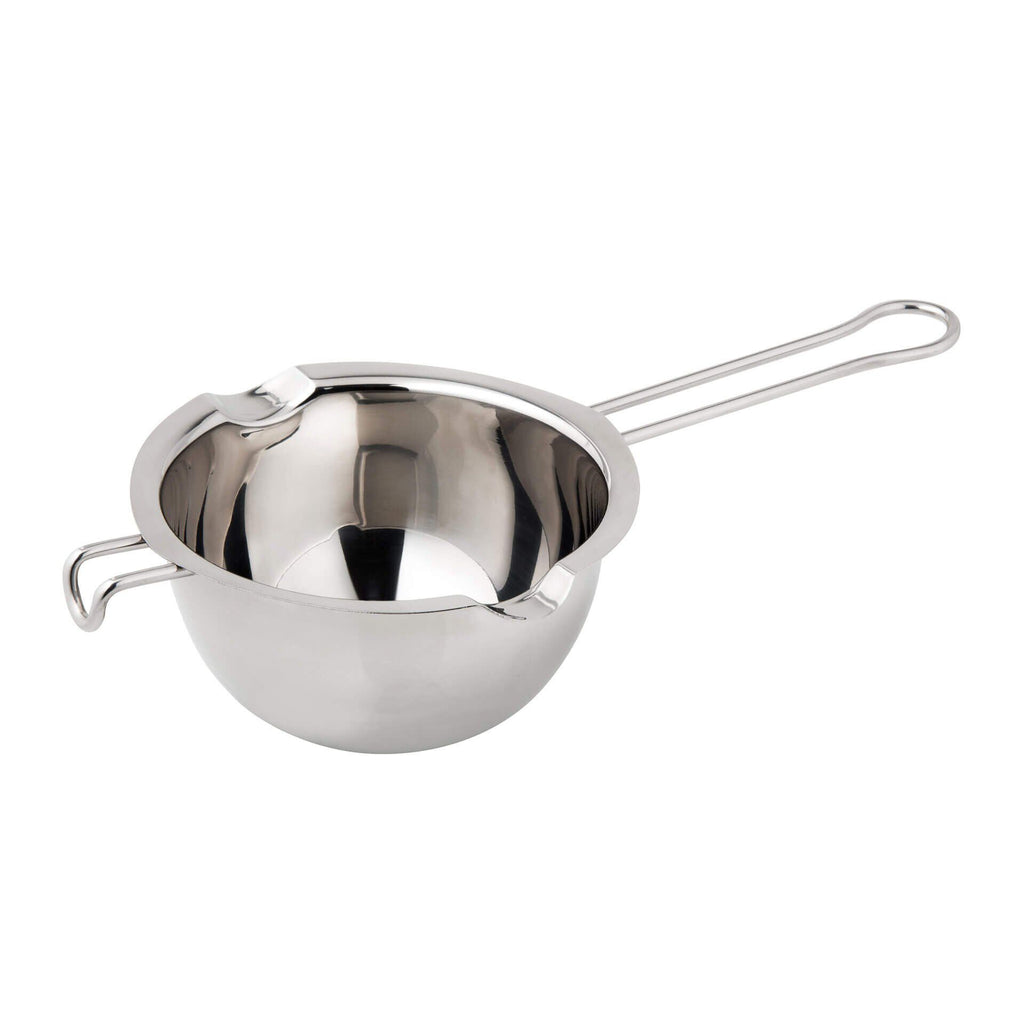 Smeltetopf rustfritt stål 26x14 cm vannbad Dr. Oetker forfra
