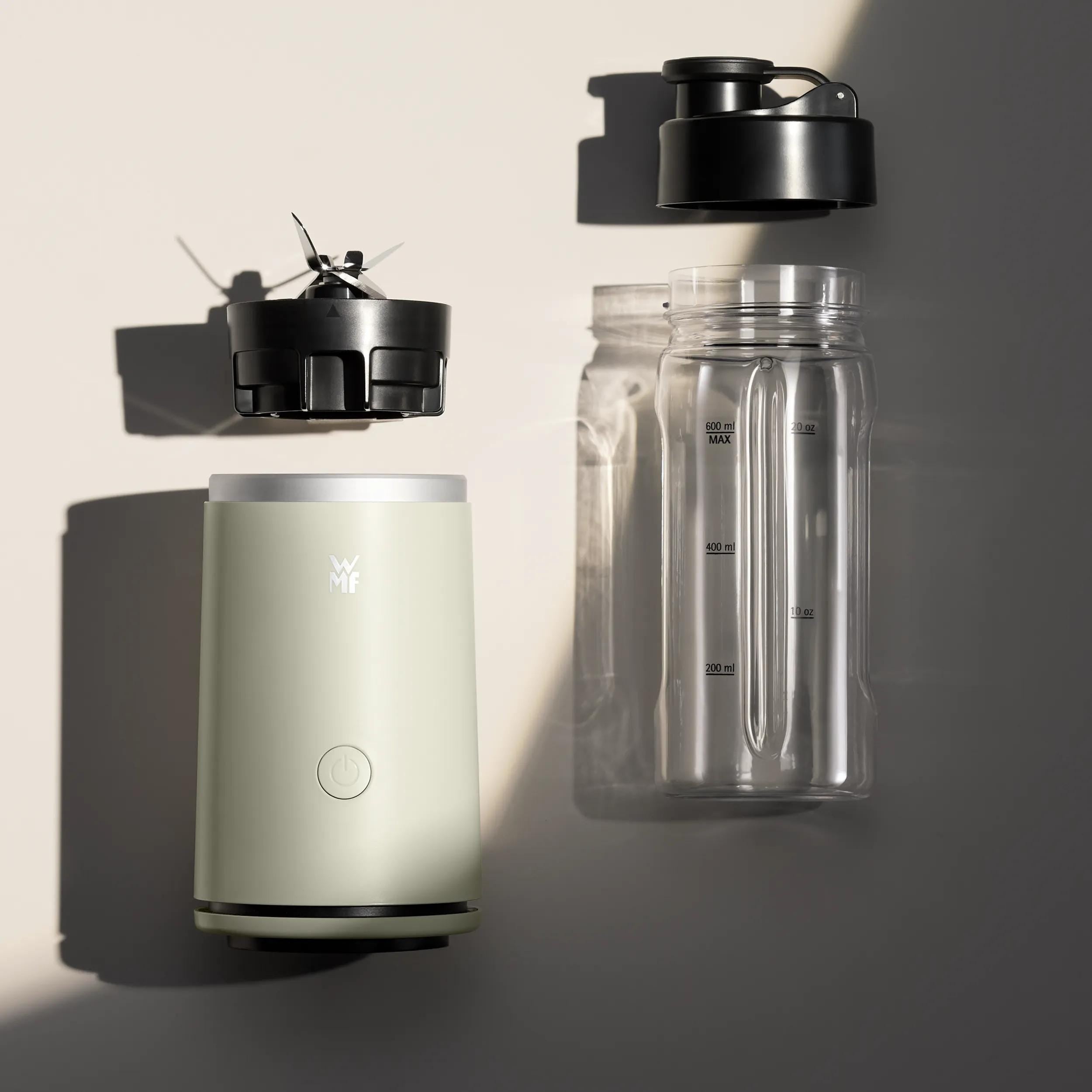 Smoothie maker Mix & Go Touch 500W frosty green bakside
