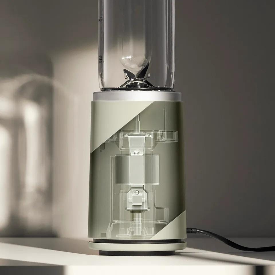 Detalj av Smoothie maker Mix & Go Touch 500W frosty green lokk