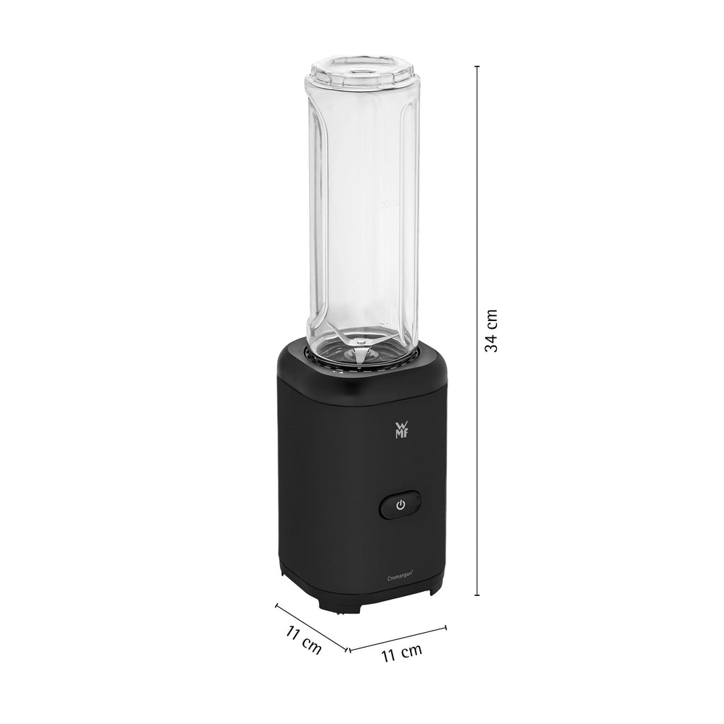 Nærbilde av Tritan-flaske på Smoothieblender Mix & Go 0,6 L 300W deep black - WMF