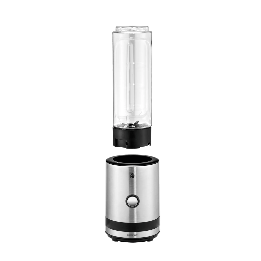 Smoothieblender to-go 0,6 L tritan 300W med drikkeflaske WMF montert og klar til bruk