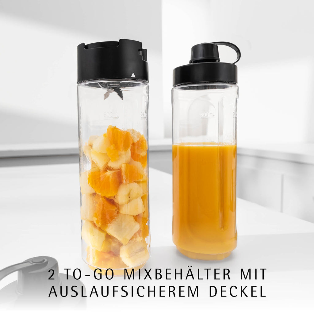 Smoothieblender to-go 0,6 L tritan 300W svart - WMF produkt i bruk