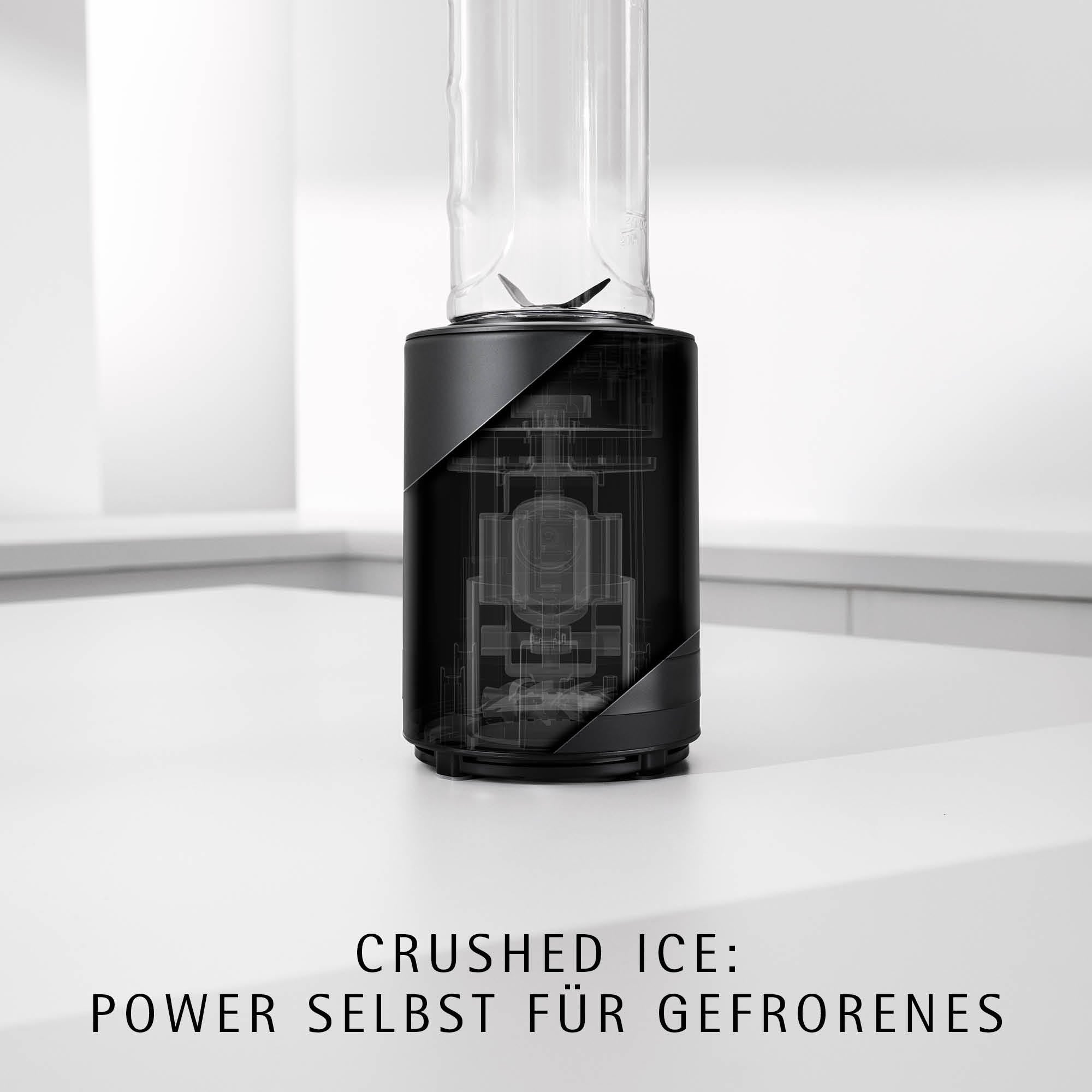 Smoothieblender to-go 0,6 L tritan 300W svart - WMF med skruelokk