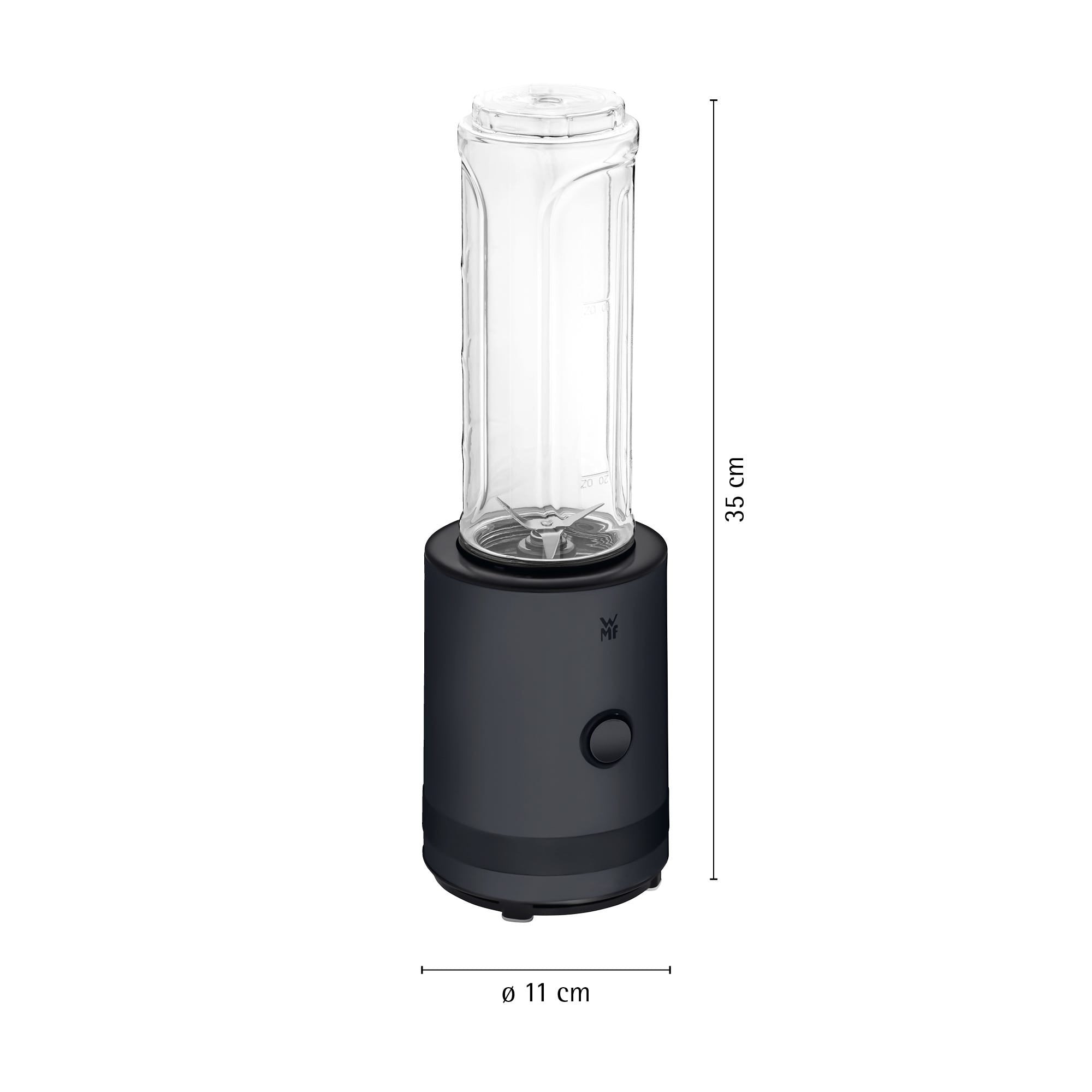 Smoothieblender to-go 0,6 L tritan 300W svart - WMF kompakt design