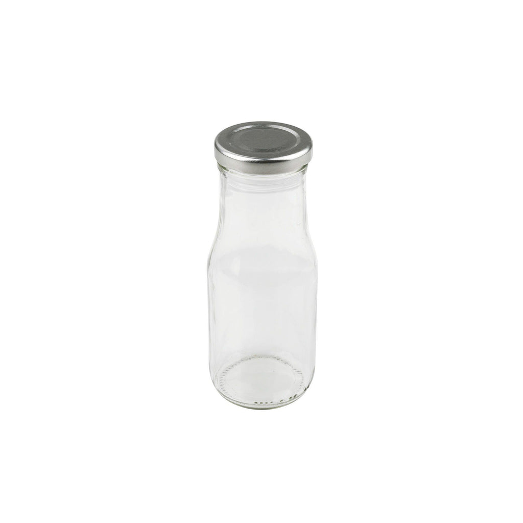 Smoothieflaske glass med lokk 250 ml Ø5,5 cm - Dr. Oetker forfra