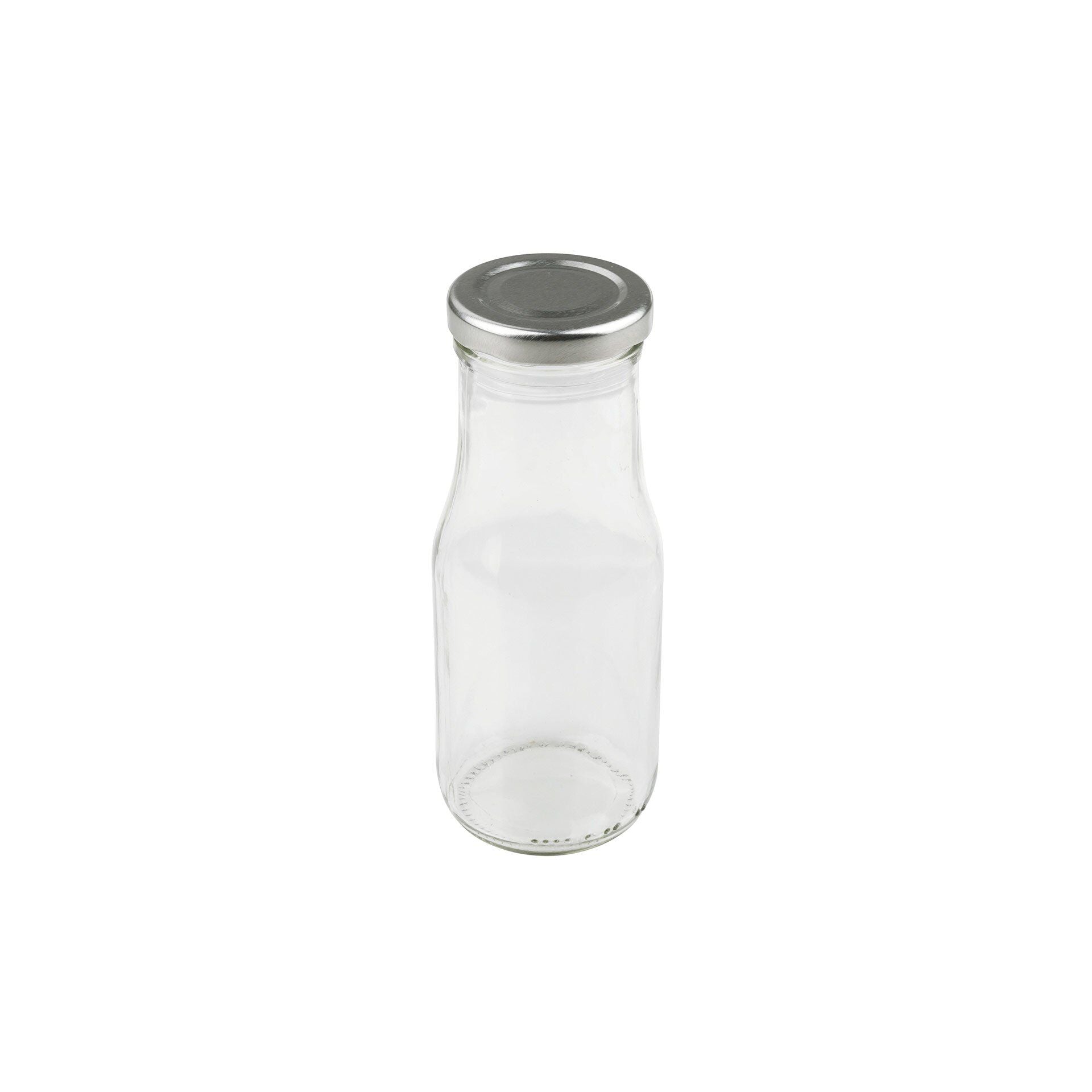 Smoothieflaske glass med lokk 250 ml Ø5,5 cm - Dr. Oetker forfra