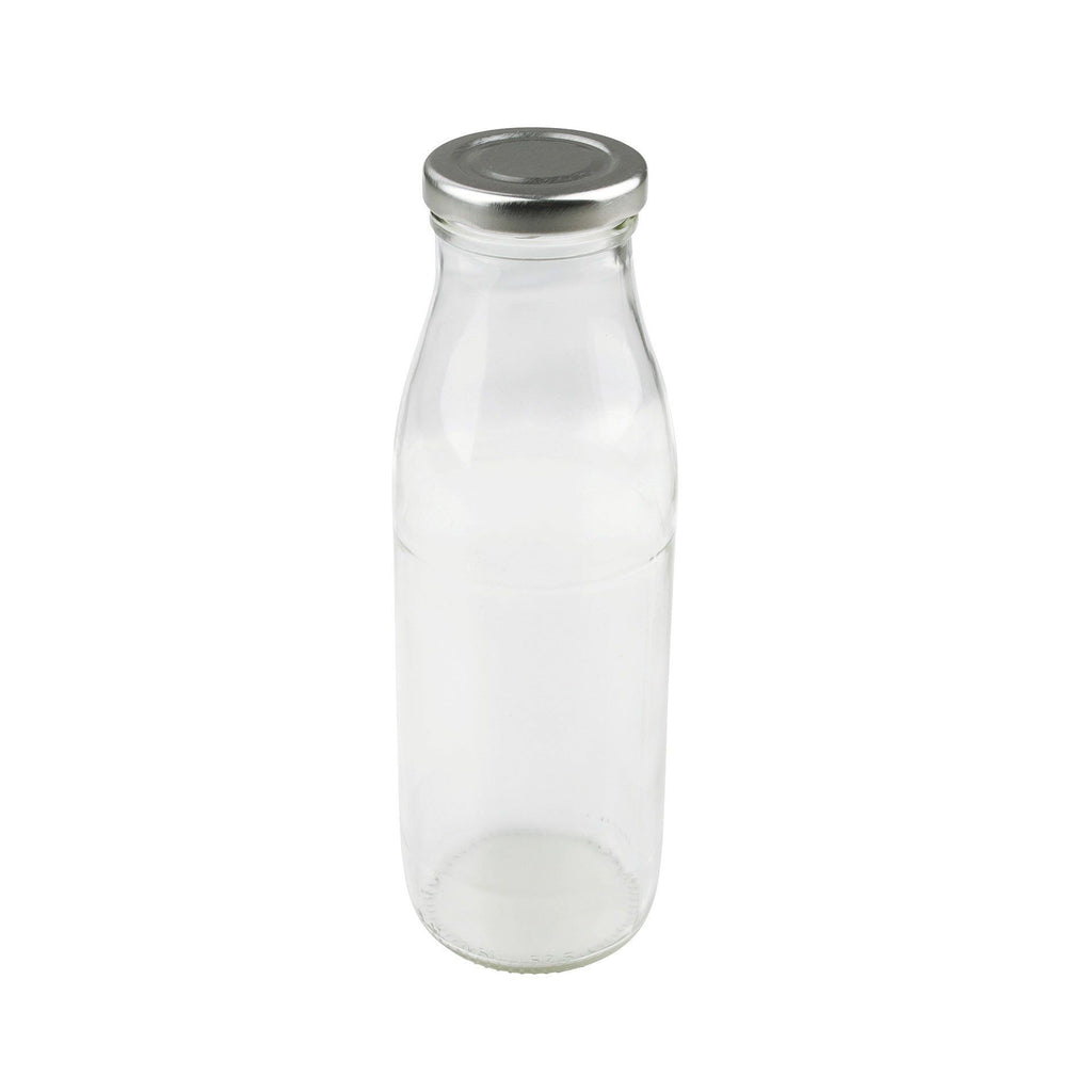 Smoothieflaske glass med lokk 750 ml Ø8 cm - Dr. Oetker forfra