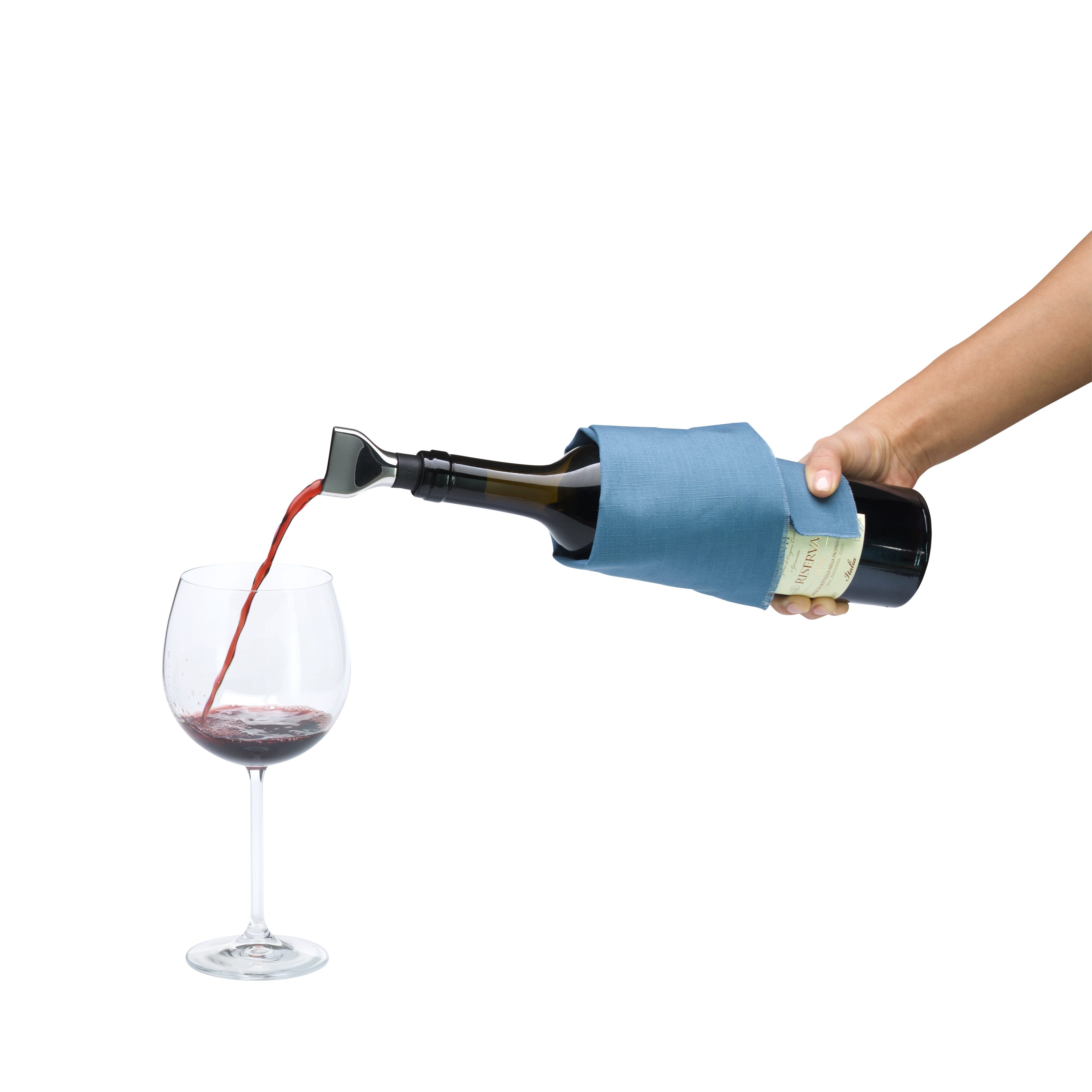Vinflaskepropp i Sommelier-sett 5-delt rustfritt stål Baric - WMF